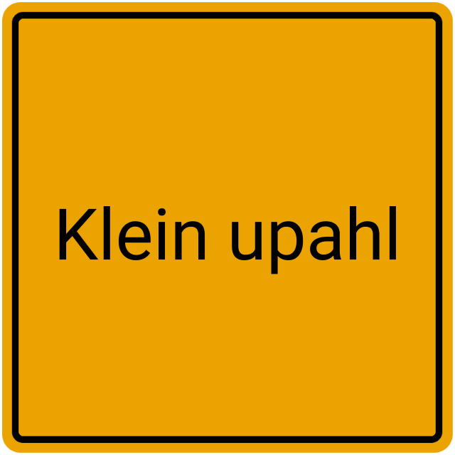 Meldebestätigung Klein Upahl